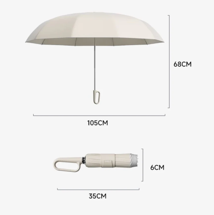 Stormproof Umbrella with Reflective Edge for Ultimate Weather Protection-3