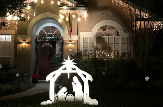 HolyLight | Nativity Scene Sign – Robust & Weather-Resistant