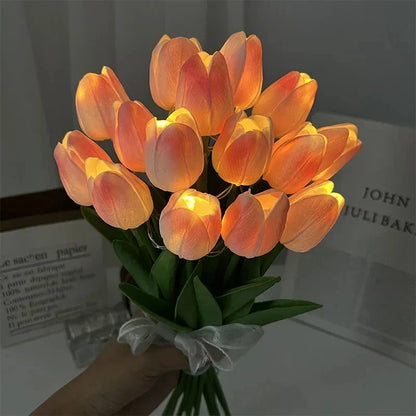 TulipGlow | LED Tulip Night Light – Portable & Warm Glow