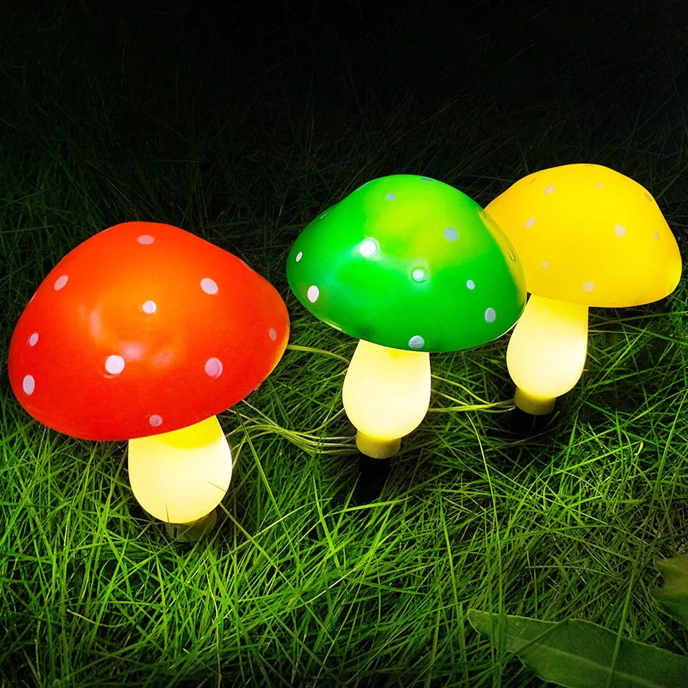 SolaraGarden | Modern & Elegant Solar Mushroom Lamps