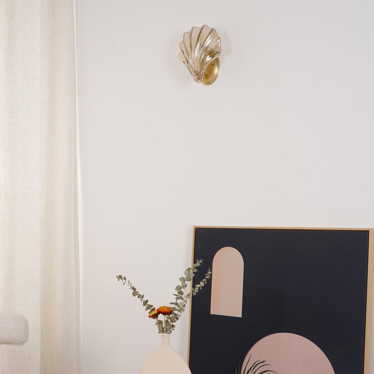 ShellGlow | Elegant Seashell-Shaped Wall Lamp