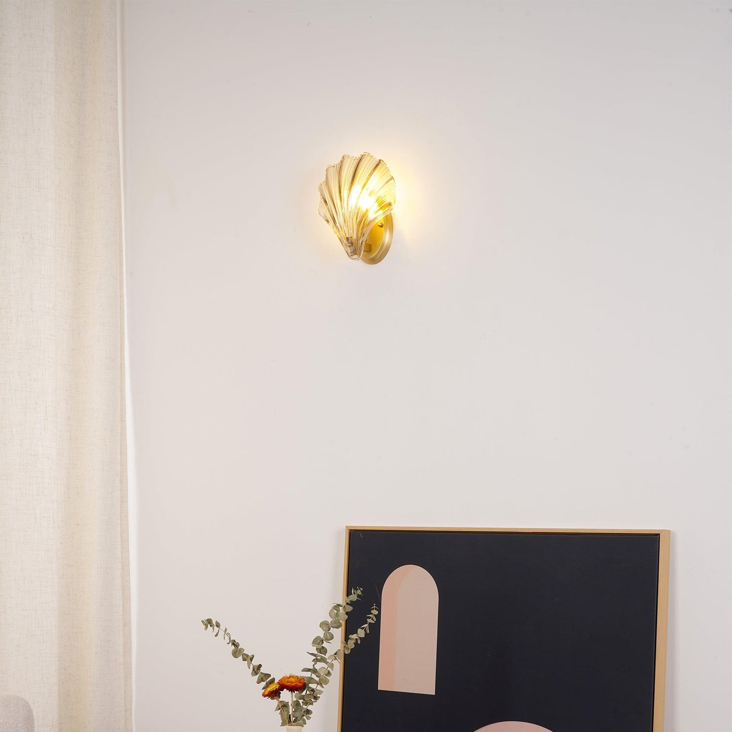 ShellGlow | Elegant Seashell-Shaped Wall Lamp