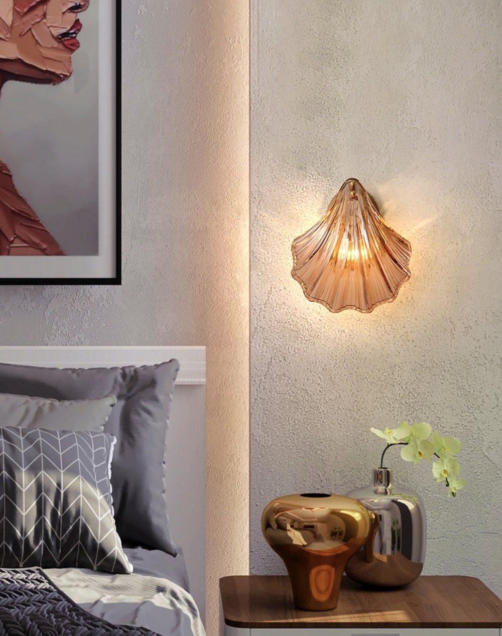 ShellGlow | Elegant Seashell-Shaped Wall Lamp