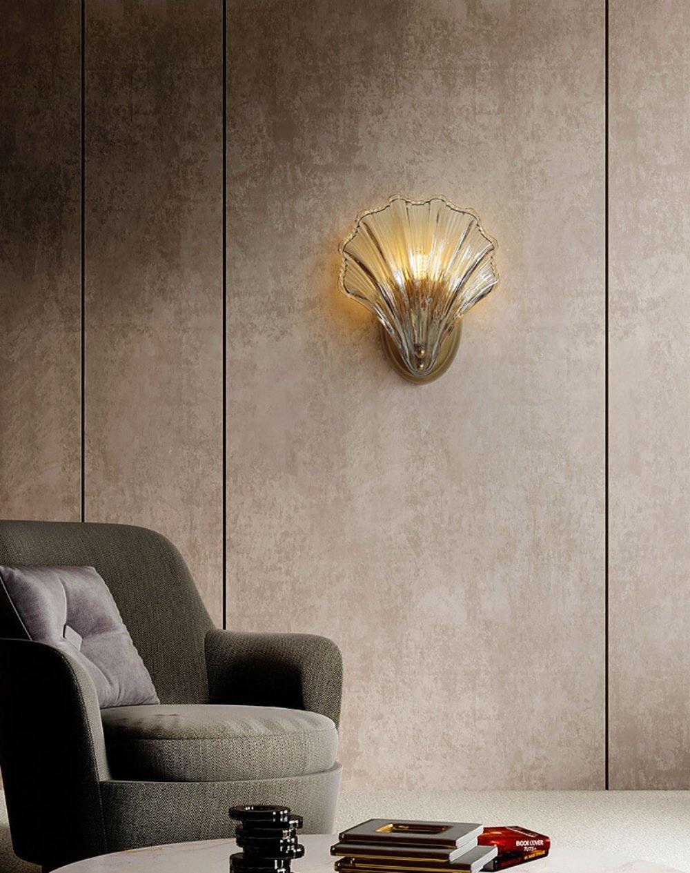 ShellGlow | Elegant Seashell-Shaped Wall Lamp