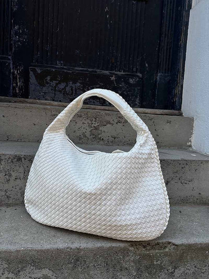 JackieWeave | Woven Crossbody Bag – Compact, Organised Interior