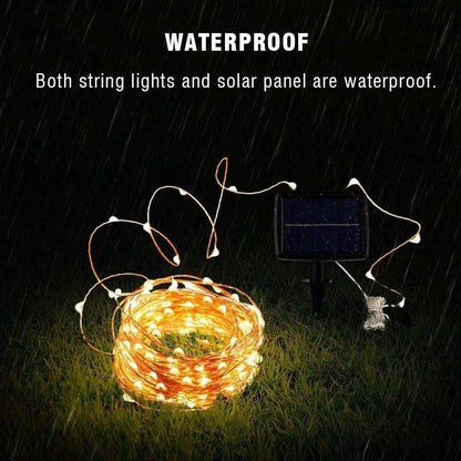 SunTwine | Solar-Powered LED Fairy Lights for Balcony & Garden