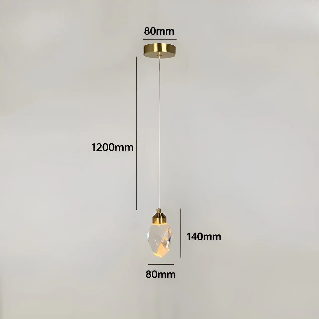 SparkLuxe | Luxurious Crystal LED Pendant Light3