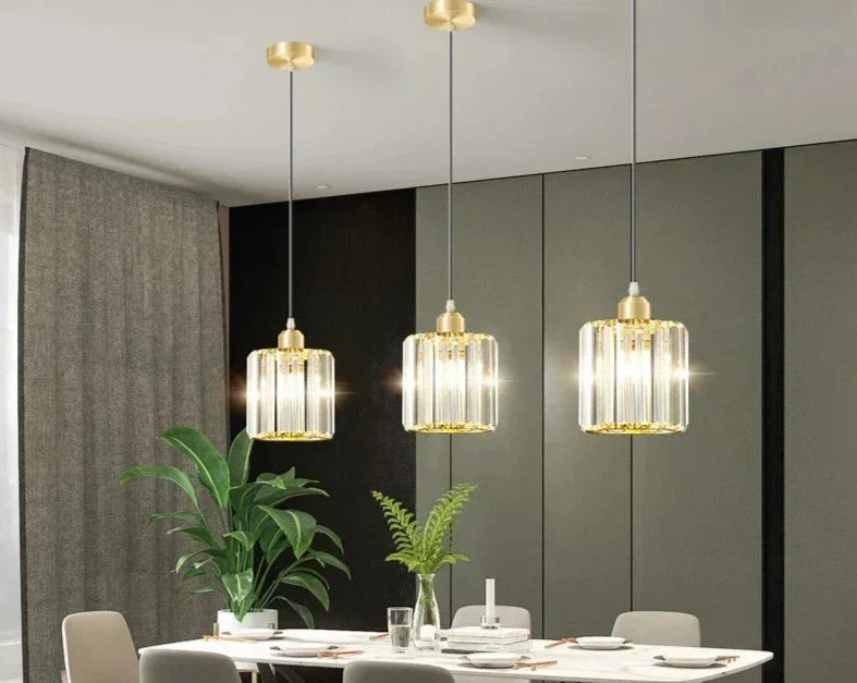 SparkleBeam | Elegant Crystal Ceiling Light3