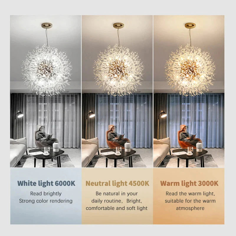 SparklingLight | Sparkling Flowers Ceiling Light5