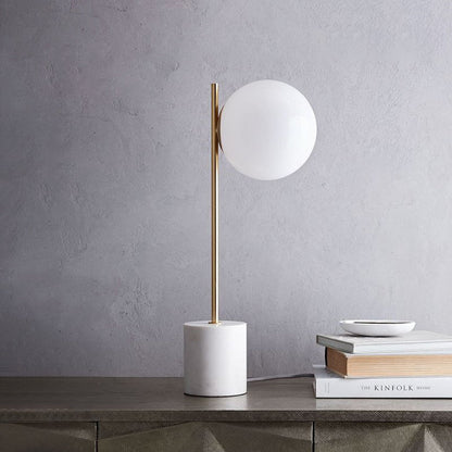 SphereBright | Minimalist Marble Table Lamp1