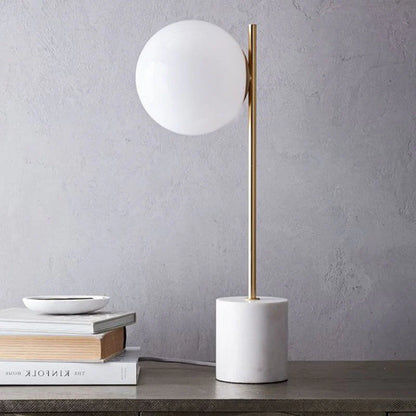 SphereBright | Minimalist Marble Table Lamp2