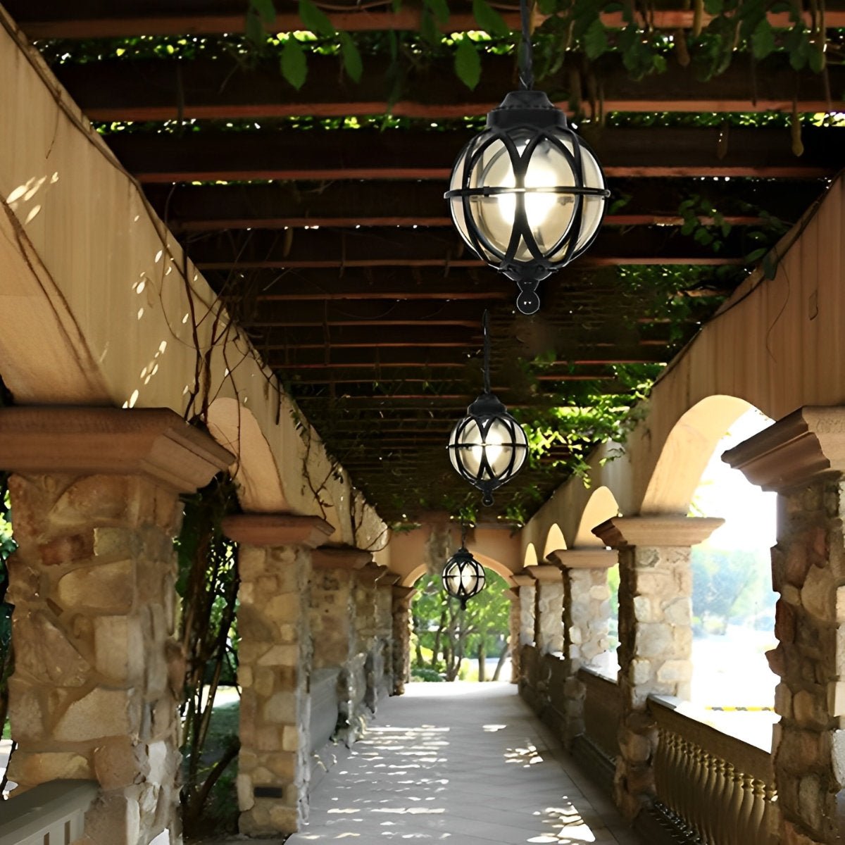 Spherica - Spherical Outdoor Pendant Light Fixture