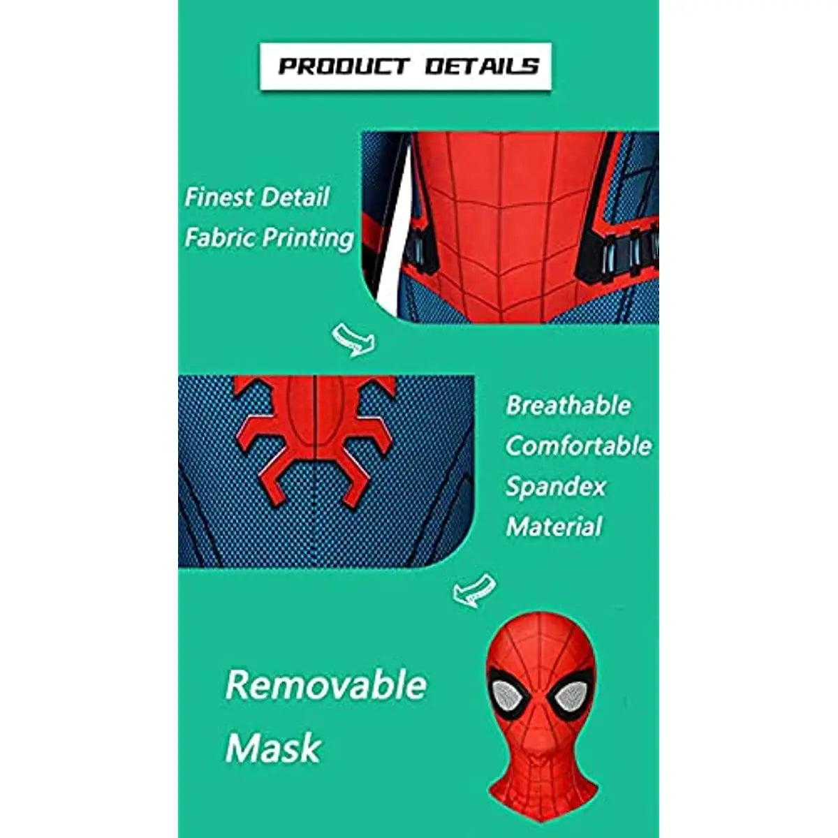 Spidrix - Children's Superhero Costume