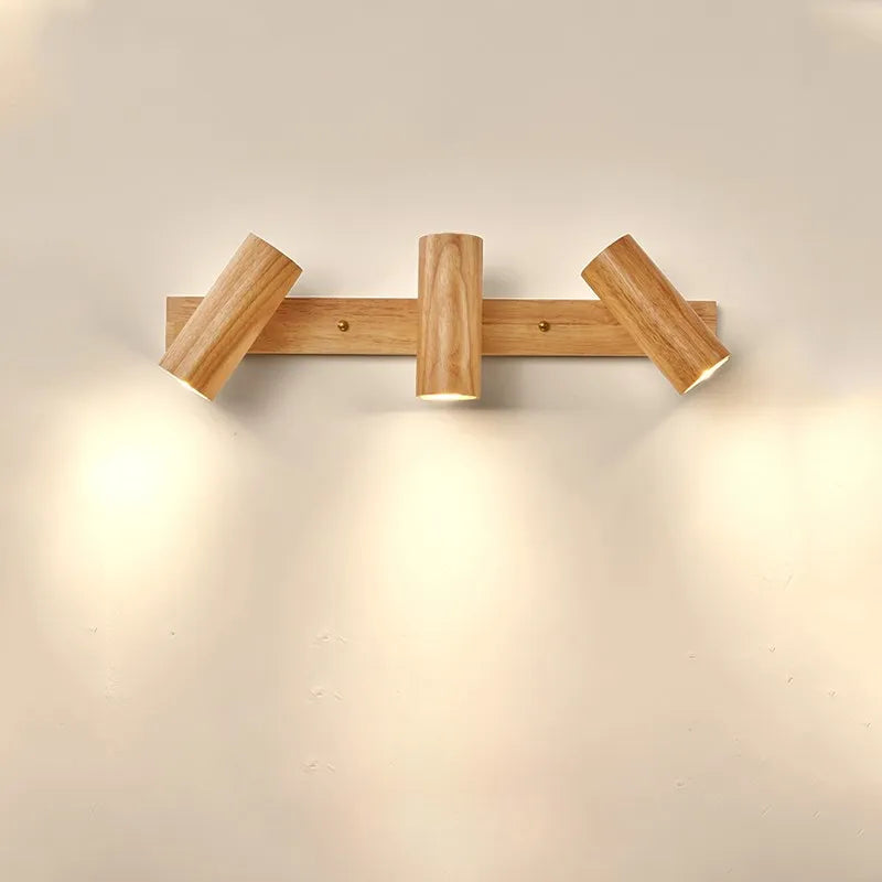 SpinGlo | Elegant Swivelling Wall Light in Wood2