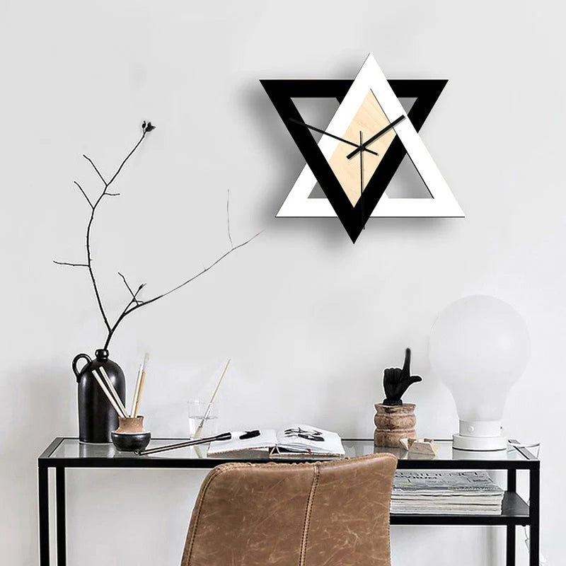StarClock | Artistic Triad Style Wall Clock2