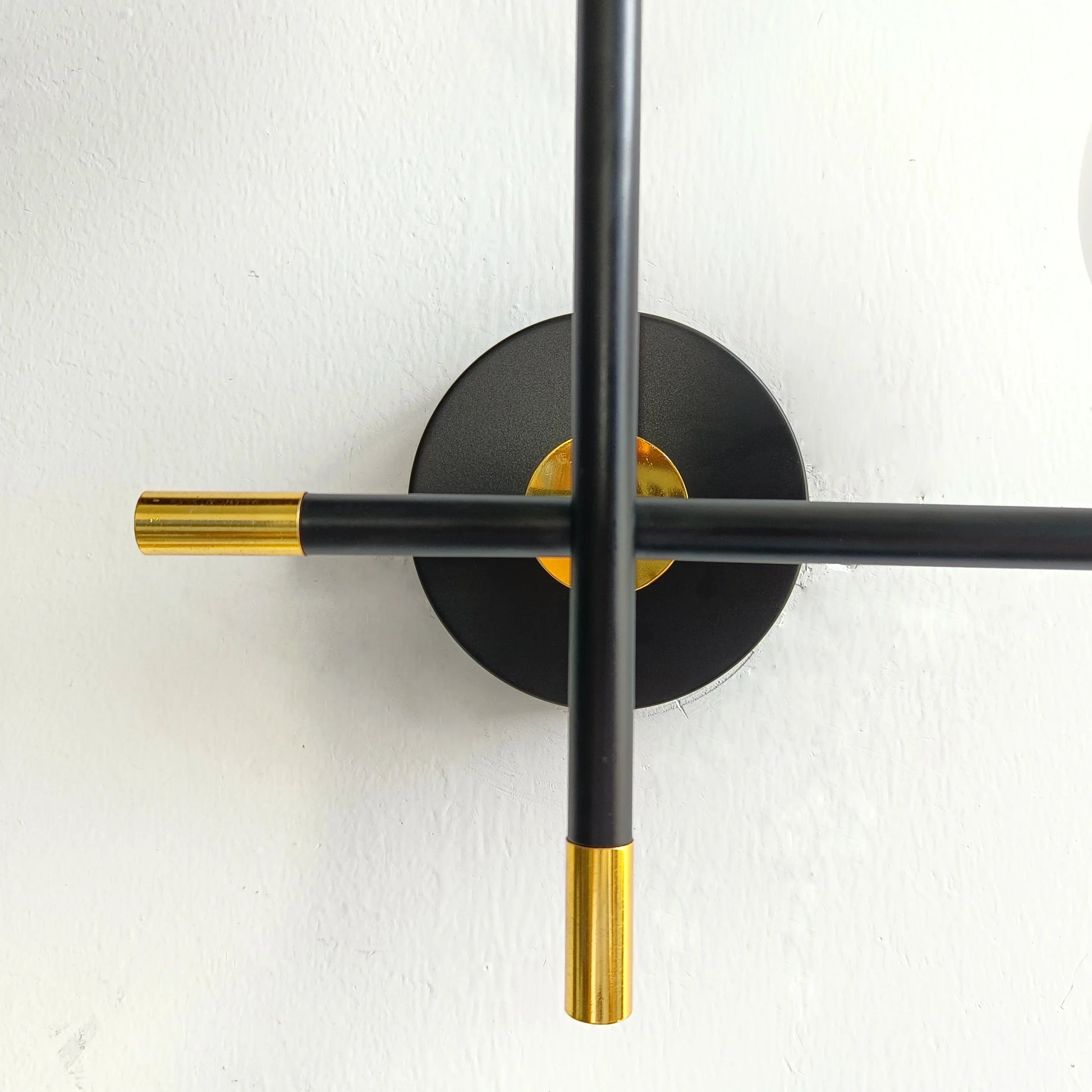 SteelSphere | Double Glass Ball Wall Light3
