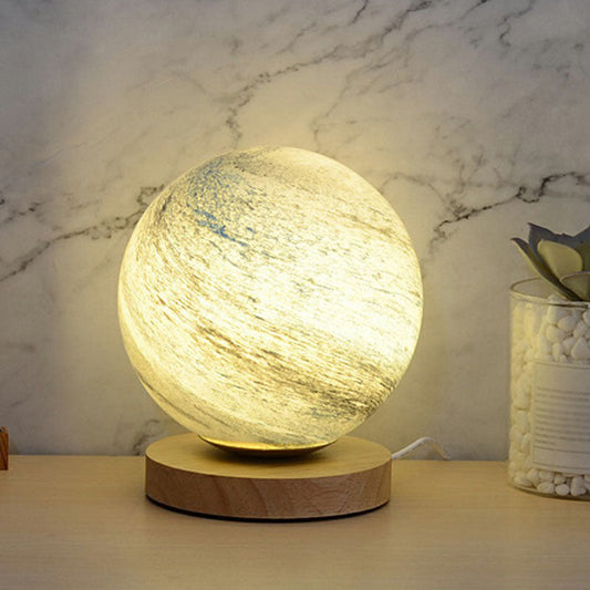 StellarGlow | Marble Pattern Planet Lamp1