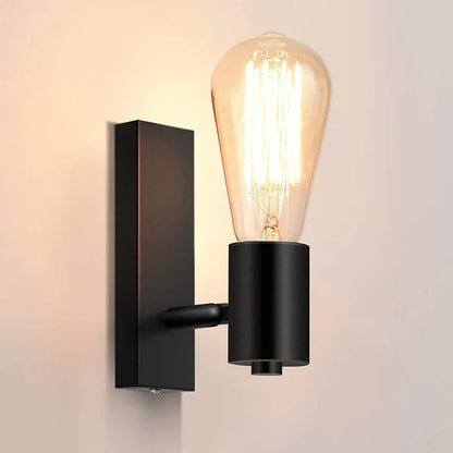 StepBright | Modern Glass and Black Wall Light2