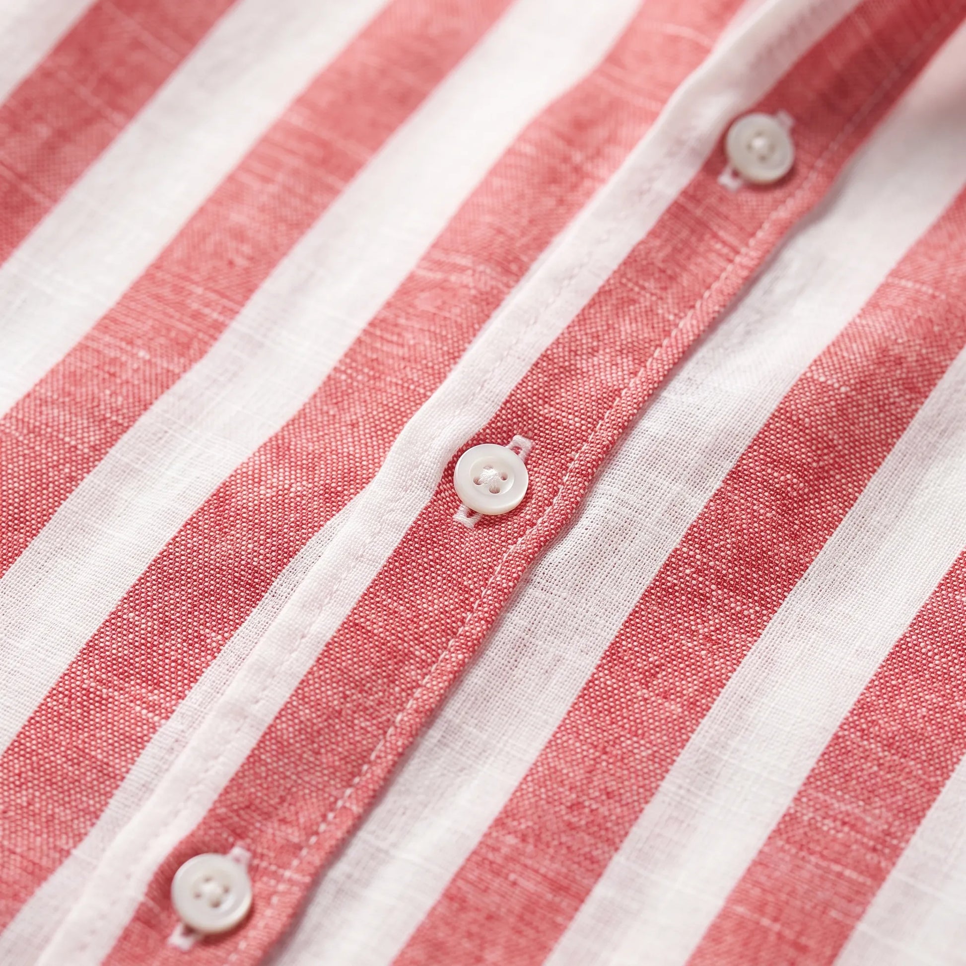 Stephan - Men's Striped Long Sleeve Summer Shirt