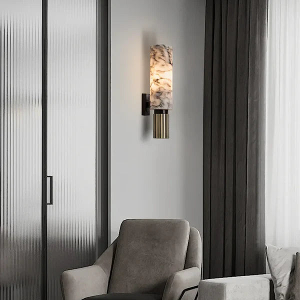 StoneAura | Elegant Marble Wall Light2
