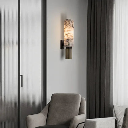 StoneAura | Elegant Marble Wall Light2