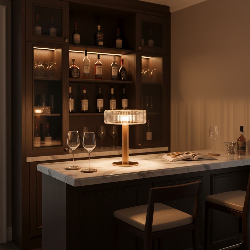 Sylthos - Fluted Column Table Lamp