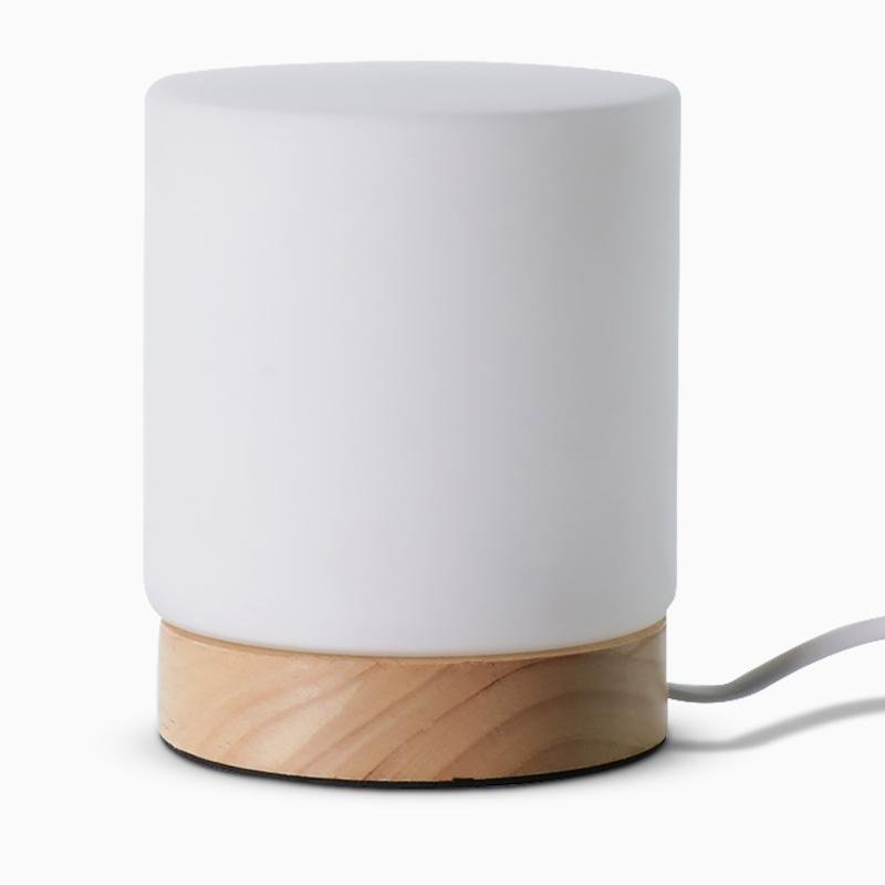 LumiShade | Minimalist Wooden Base Lamp