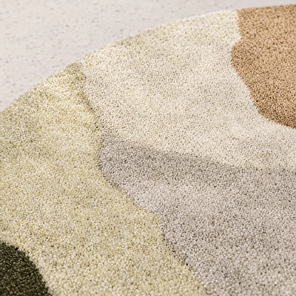 Terranova - Abstract Round Rug