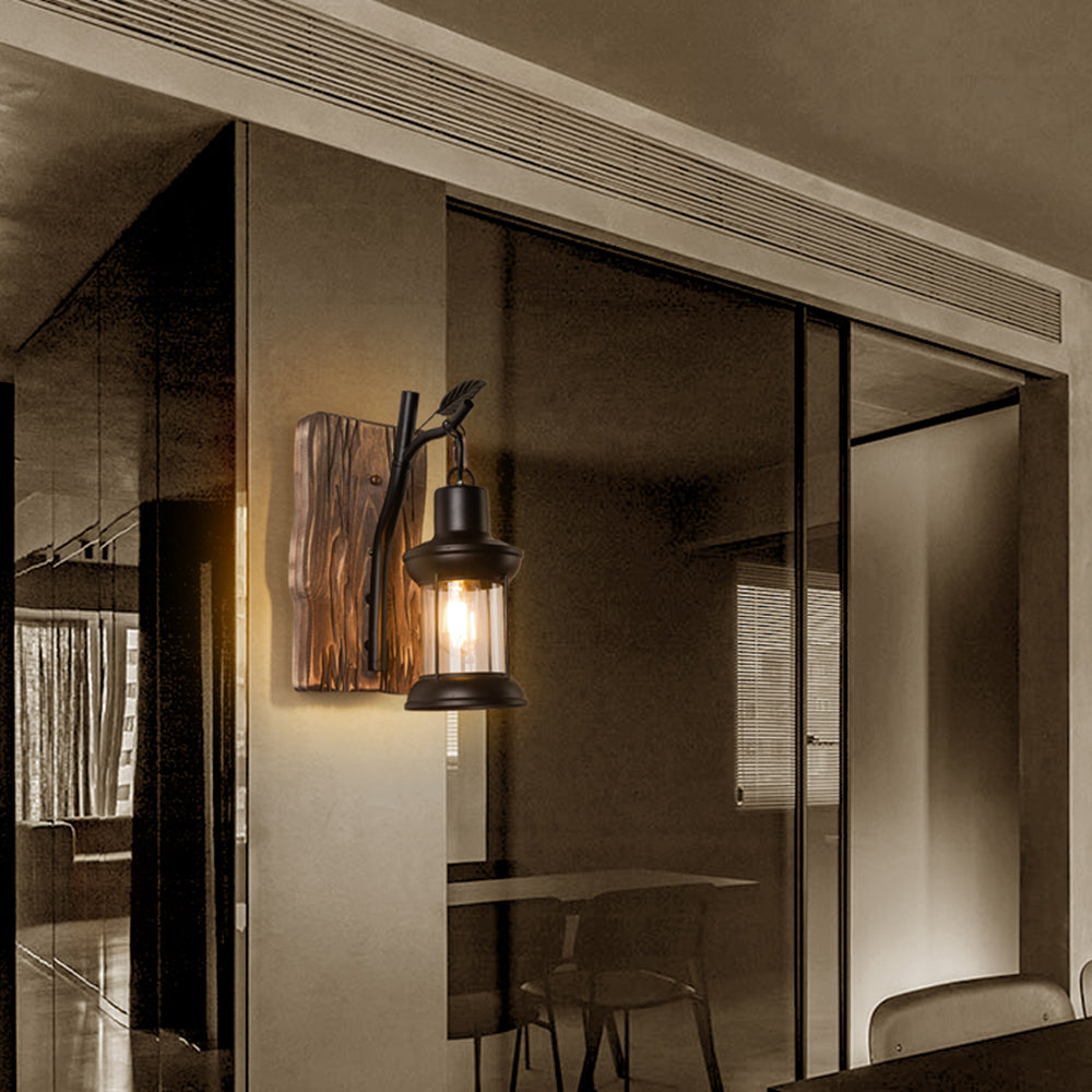 TimberFlame | Rustic Vintage Wall Light2