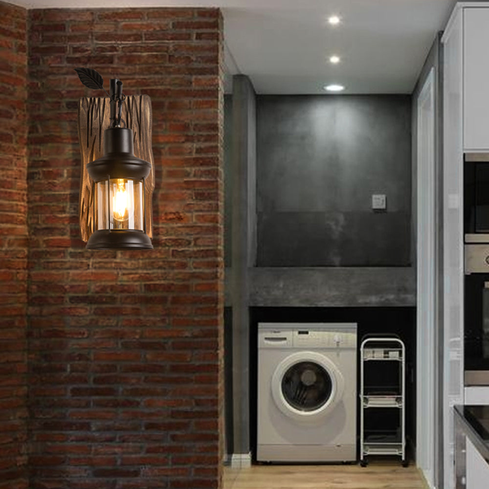 TimberFlame | Rustic Vintage Wall Light3