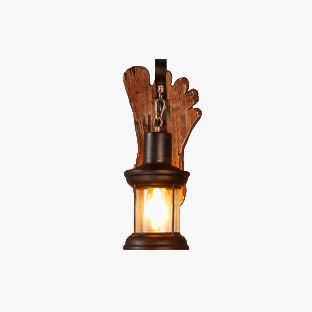 TimberTorch | Rustic Wood Wall Light3