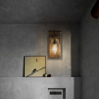 TimelessGlow | Rustic Jar Wall Light2