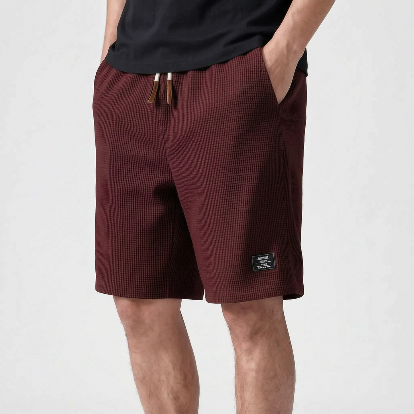 Travis - Textured Casual Men's Shorts