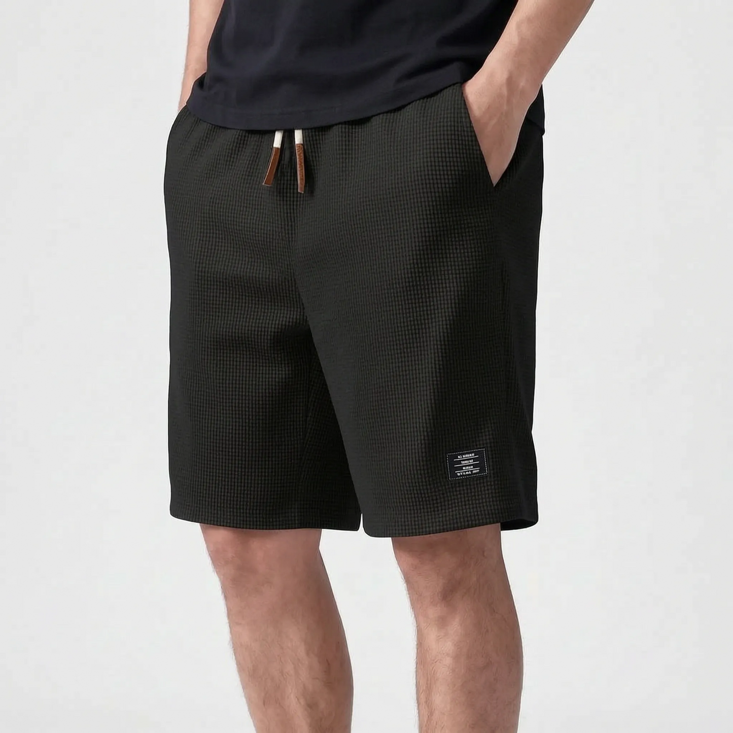Travis - Textured Casual Men's Shorts