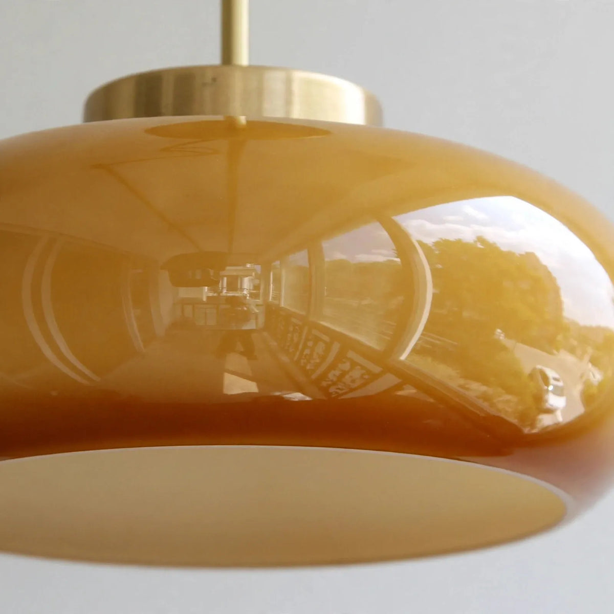 Tundris - Vintage Bowl Semi-Flush Ceiling Light