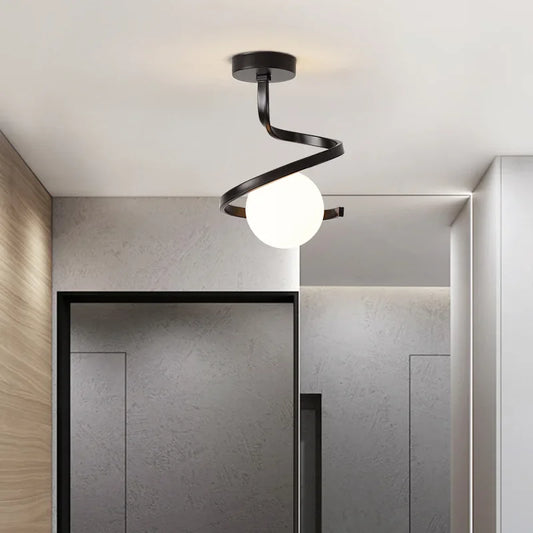 TwistShine | Luminous Spiral Ceiling Light1