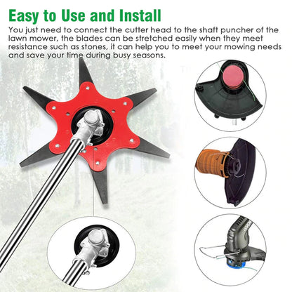 Trimmer Pro | Versatile Trimmer Head with 6 Blades
