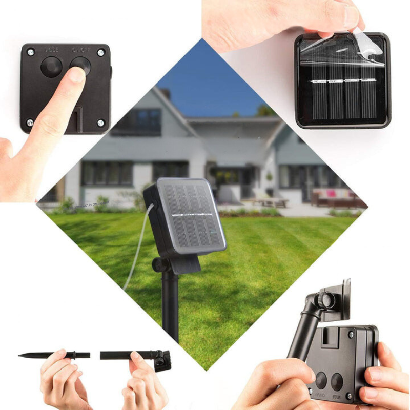 GlowTales | Moroccan Style Waterproof Solar Fairy Lights