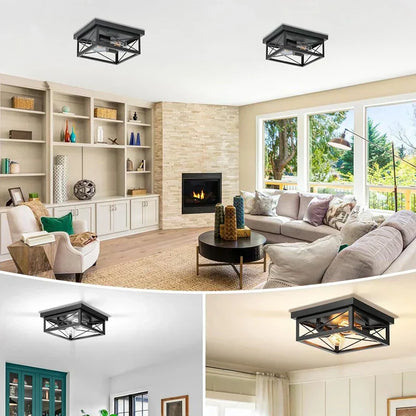 UrbanLoft | Modern grid ceiling light5
