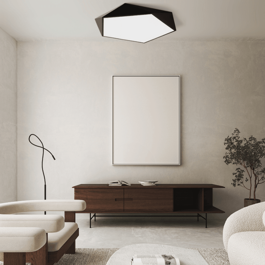 Vectis - Geometric Flush Mount Ceiling Light