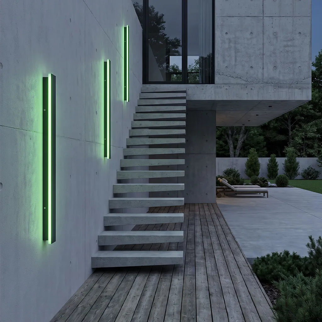 Veldora - Linear Outdoor Wall Light Fixture