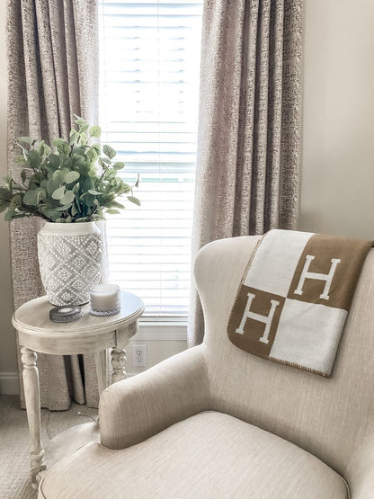 Vellate - Large Geometric Throw Blanket