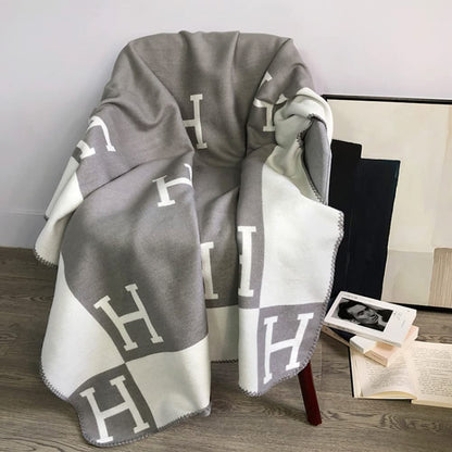 Vellate - Large Geometric Throw Blanket