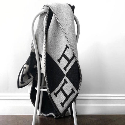 Vellate - Large Geometric Throw Blanket