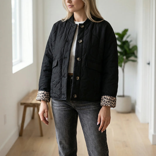 Veloraine - Quilted Short Jacket