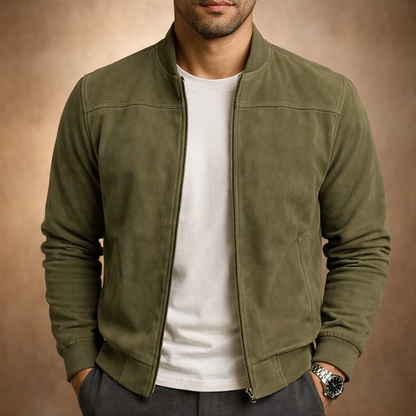 Velumax - Classic Zip-Up Bomber Jacket