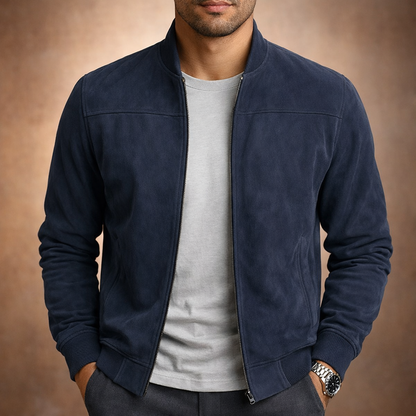 Velumax - Classic Zip-Up Bomber Jacket