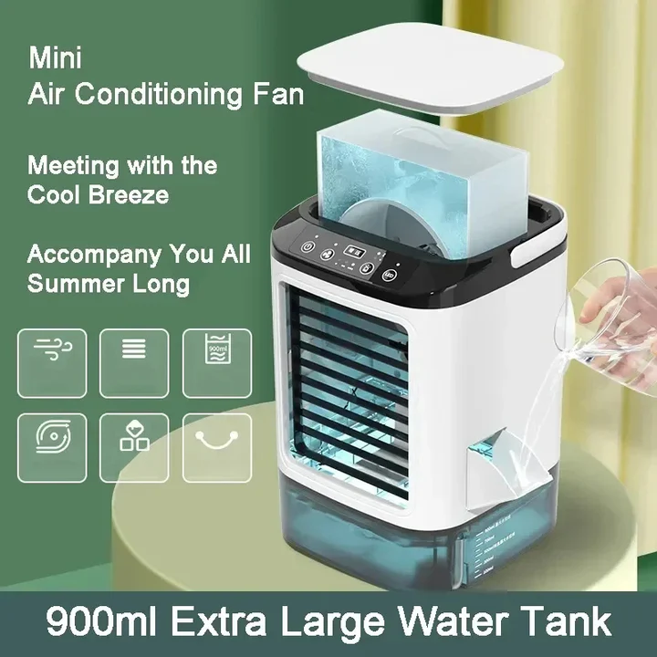 Ventoq - Compact Portable Room Air Cooler Fan