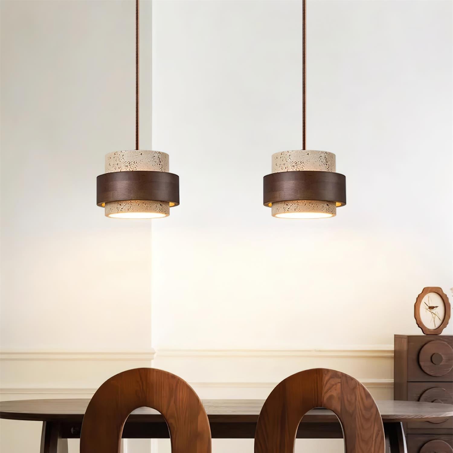 Vesperto - Cylindrical Textured Kitchen Pendant Light