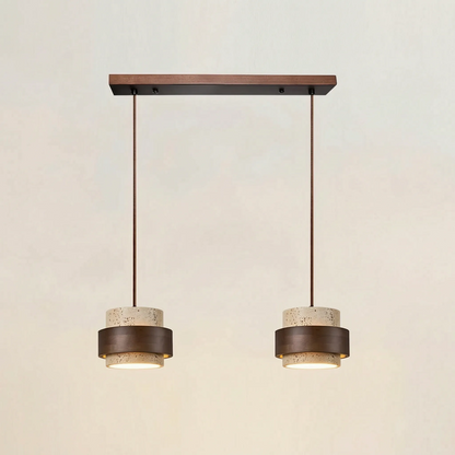 Vesperto - Cylindrical Textured Kitchen Pendant Light